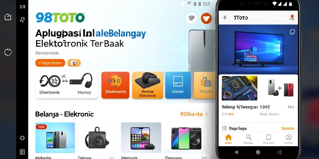 Antarmuka aplikasi 98TOTO yang modern dan mudah digunakan.