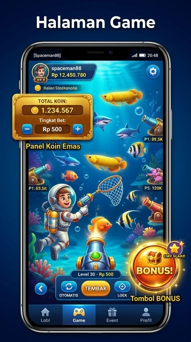 spaceman88 tampilan beranda